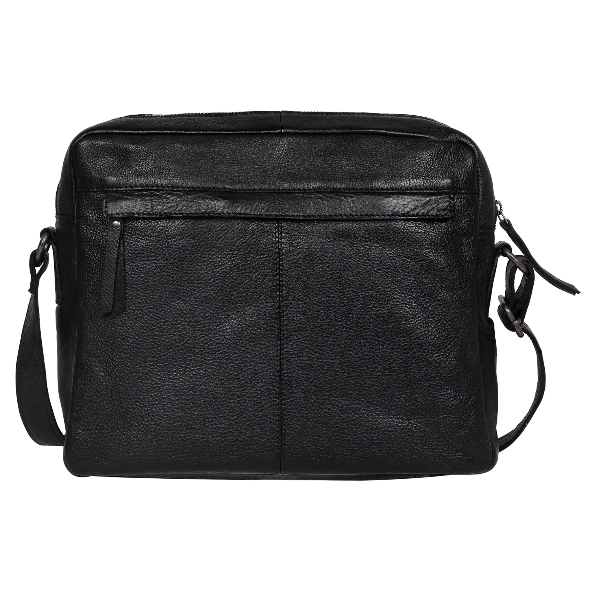 Back view of full-grain leather Jessie concealed carry tote bag by Confident Conceal